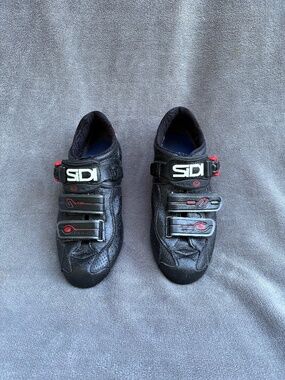 SiDi Black Genius 5 Fit Carbon Clipless Road Cycling Shoes Unisex Size EU 40 W